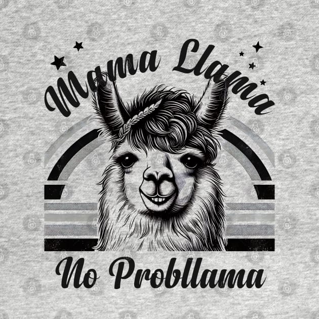 Llama No Prob-llama - Funny & Cute Design by click2print